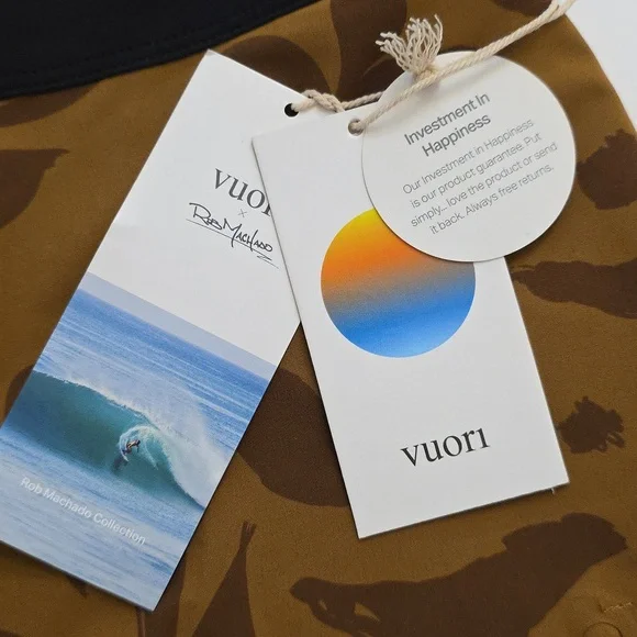 NWT Men's Vuori Boardshorts. Rob Machado Infinity Collection. Various Sizes - Picture 3 of 6